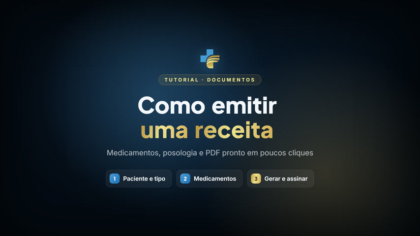 Vídeo: como emitir uma receita