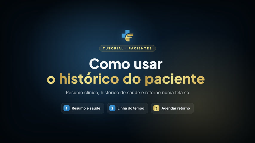 Vídeo: histórico do paciente